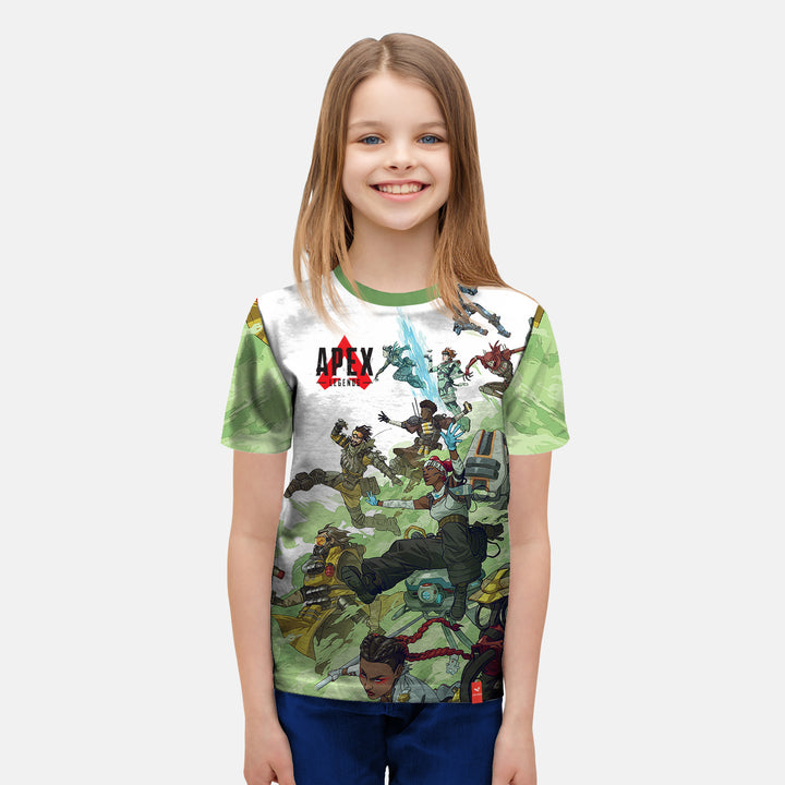 Apex Legends Sublimation Printed Kids Tshirt - Just Adore