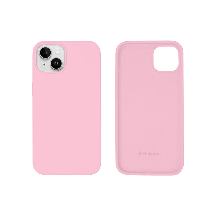 Silicone Case for iPhone 14 Plus, Matt Finish, Hard Case - 10 Colors - Just Adore