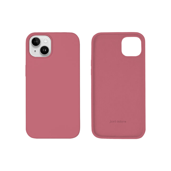 Silicone Case for iPhone 14 Plus, Matt Finish, Hard Case - 10 Colors - Just Adore