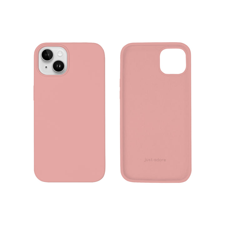 Silicone Case for iPhone 14 Plus, Matt Finish, Hard Case - 10 Colors - Just Adore