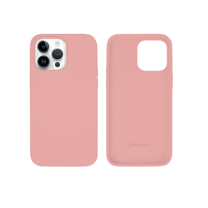 Silicone Case for iPhone 14 Pro Max, Matt Finish, Hard Case - 10 Colors - Just Adore