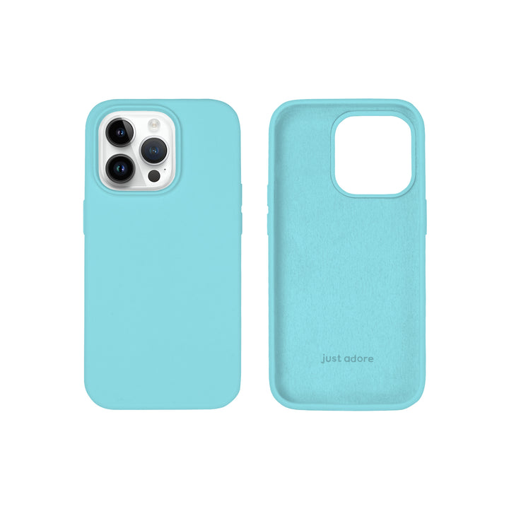 Silicone Case for iPhone 14 Pro, Matt Finish, Hard Case - 10 Colors - Just Adore