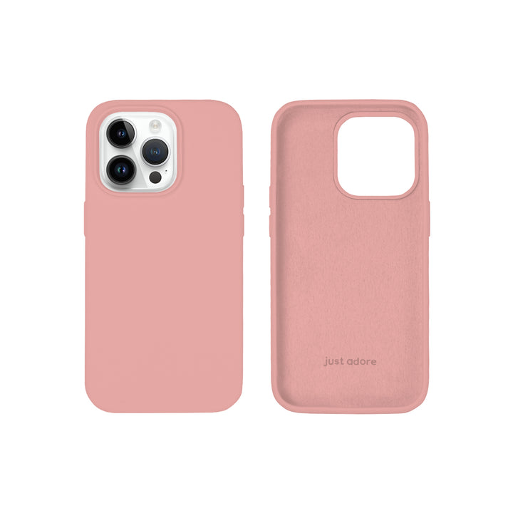 Silicone Case for iPhone 14 Pro, Matt Finish, Hard Case - 10 Colors - Just Adore