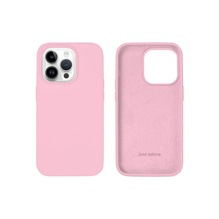 Silicone Case for iPhone 14 Pro, Matt Finish, Hard Case - 10 Colors - Just Adore