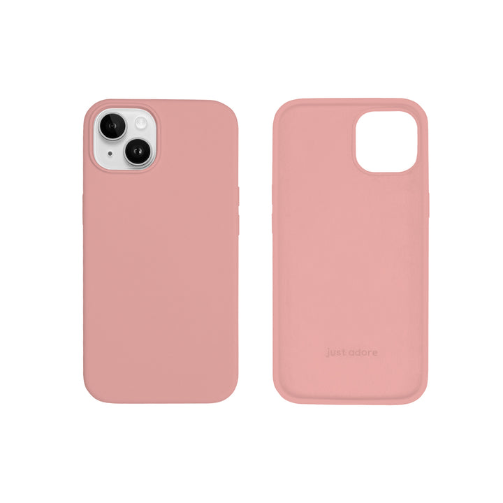 Silicone Case for iPhone 14, Matt Finish, Hard Case - 10 Colors - Just Adore