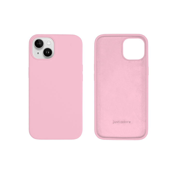 Silicone Case for iPhone 14, Matt Finish, Hard Case - 10 Colors - Just Adore