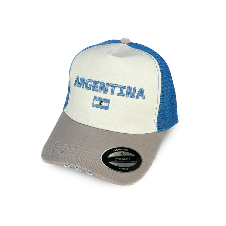 Argentina Football Team Fans Cap - Just Adore