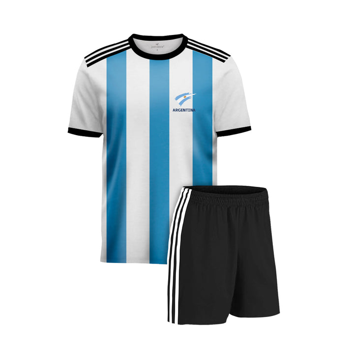 Argentina Football Team Home Fans Jersey Set - Just Adore