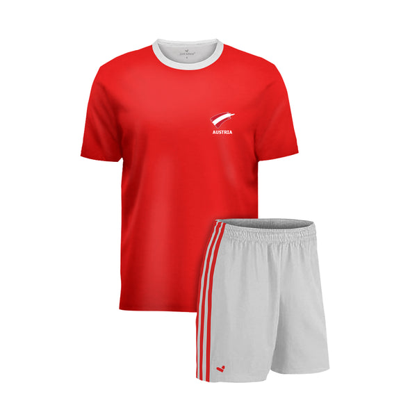 Austria Football Team Fans Home Jersey Set - Just Adore