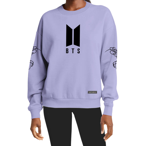 Oversized Women BTS Sweatshirt - Just Adore