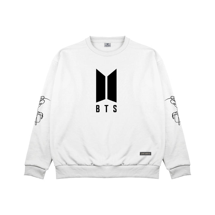 Oversized Men BTS Sweatshirt - Just Adore