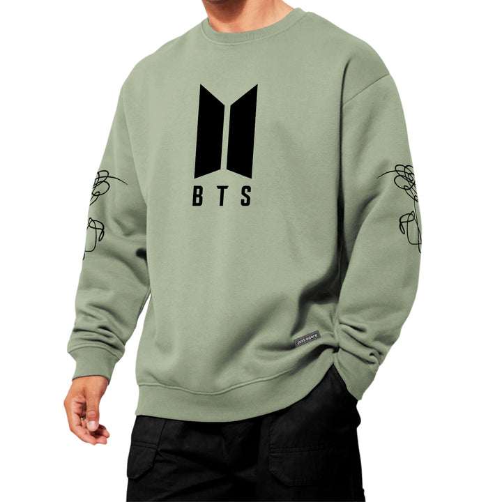 Oversized Men BTS Sweatshirt - Just Adore