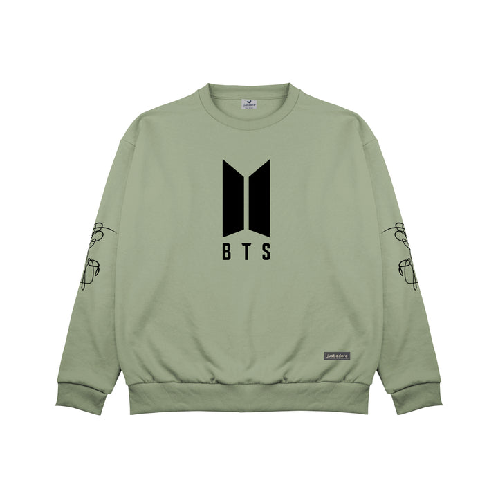 Oversized Men BTS Sweatshirt - Just Adore