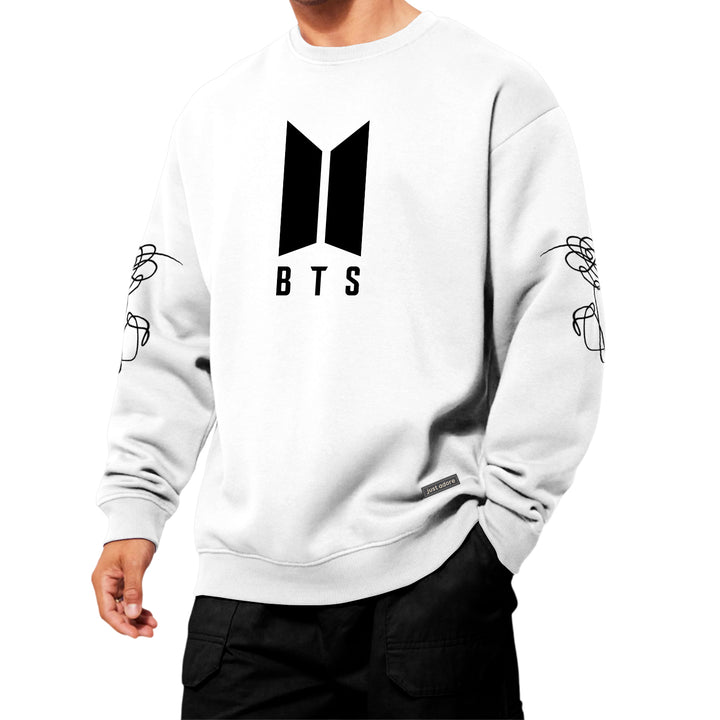 Oversized Men BTS Sweatshirt - Just Adore