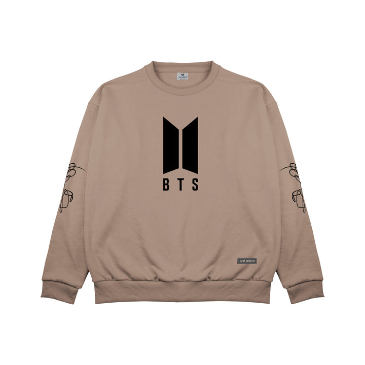 Oversized Men BTS Sweatshirt - Just Adore