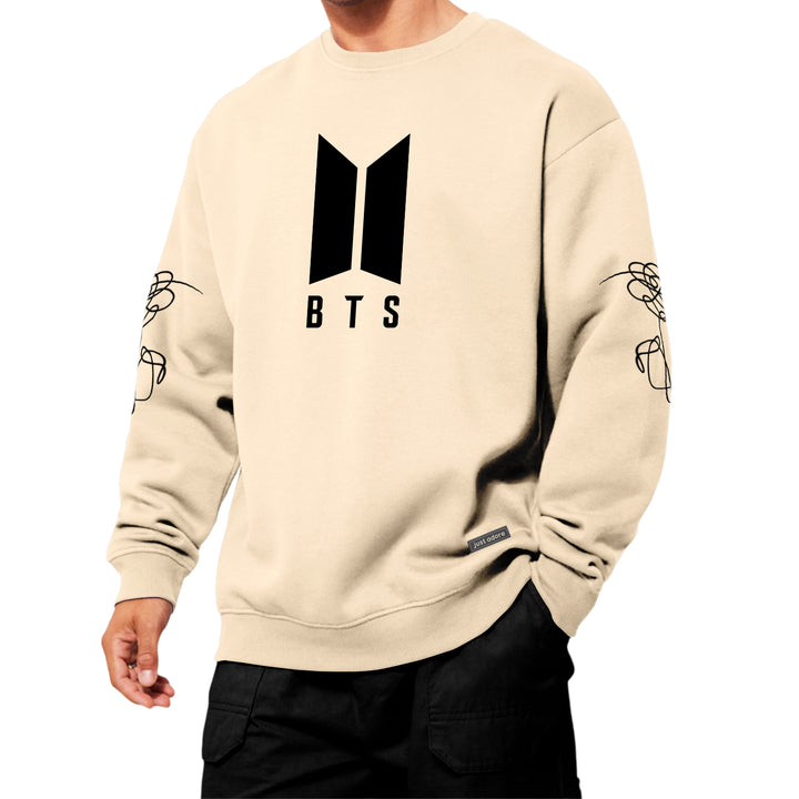 Oversized Men BTS Sweatshirt - Just Adore