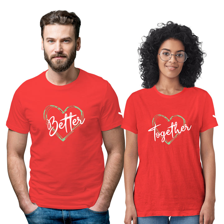 Better Together Couple T shirt - Organic - Just Adore