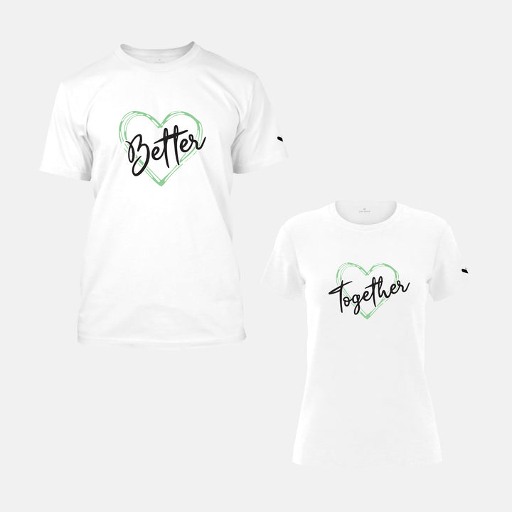 Better Together Couple T shirt - Organic - Just Adore