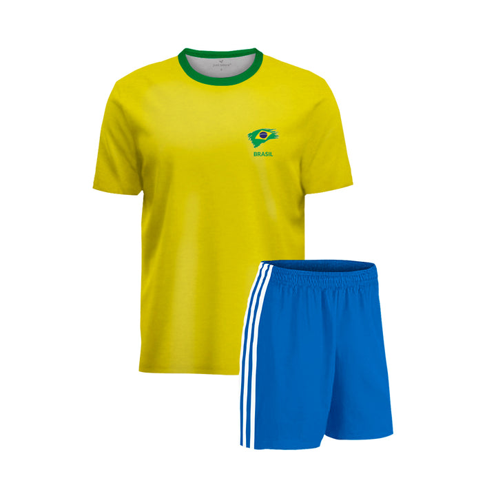 Brazil Football Team 2021 Fans Jersey Set - Just Adore