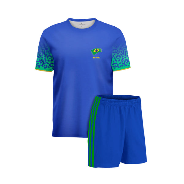 Brazil Football Team Fans Away Jersey Set - Just Adore