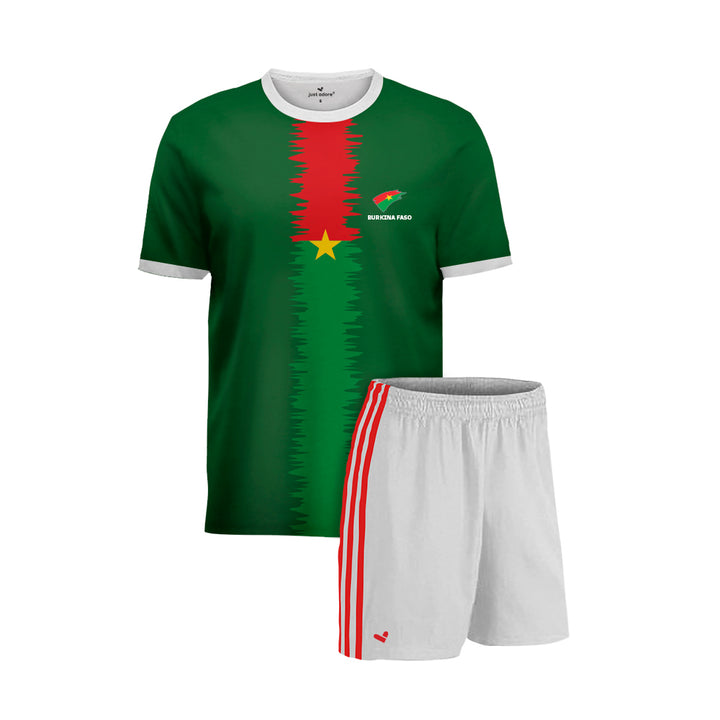 Burkina Faso Football Team Fans Home Jersey Set - Just Adore