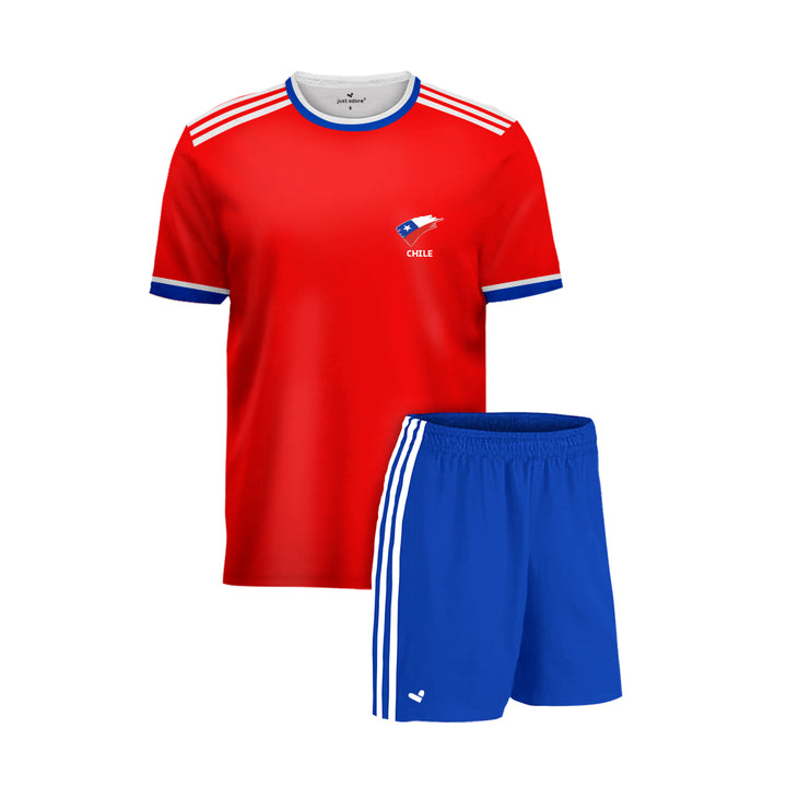 Chile Football Team Fans Home Jersey Set - Just Adore