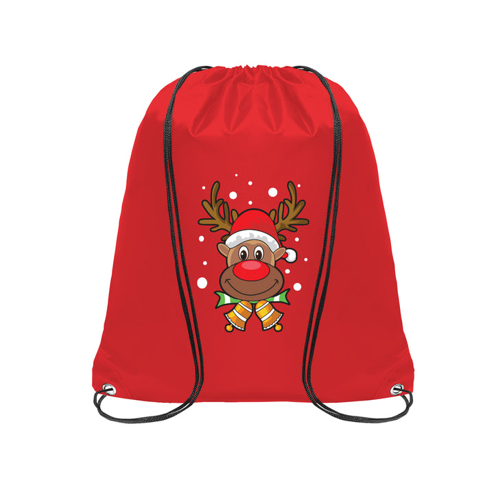 Christmas Deer Drawstring Bag - Just Adore