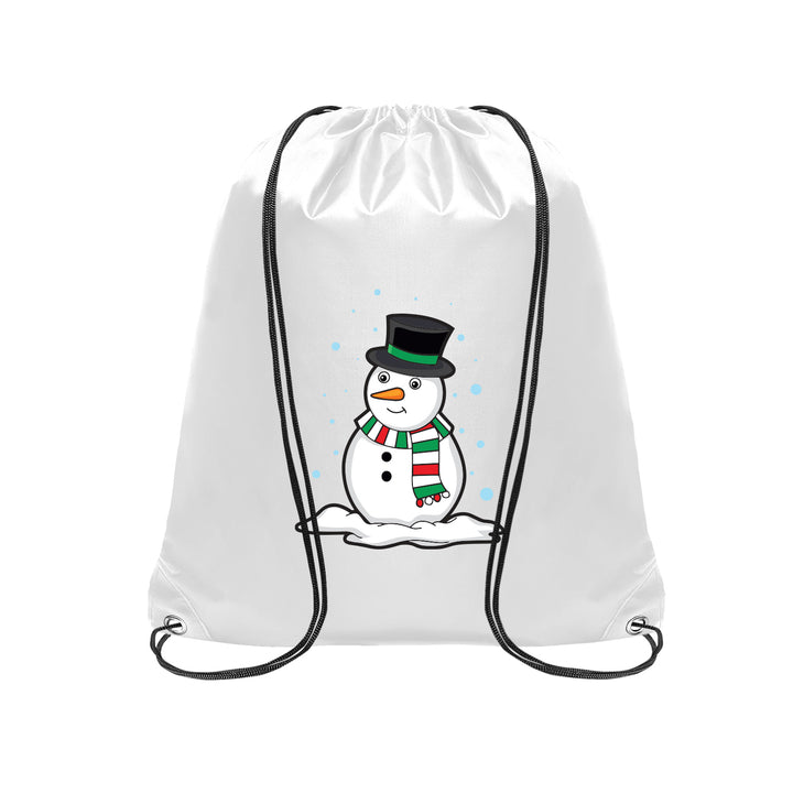 Christmas Snowman Gifts String Bag - Just Adore