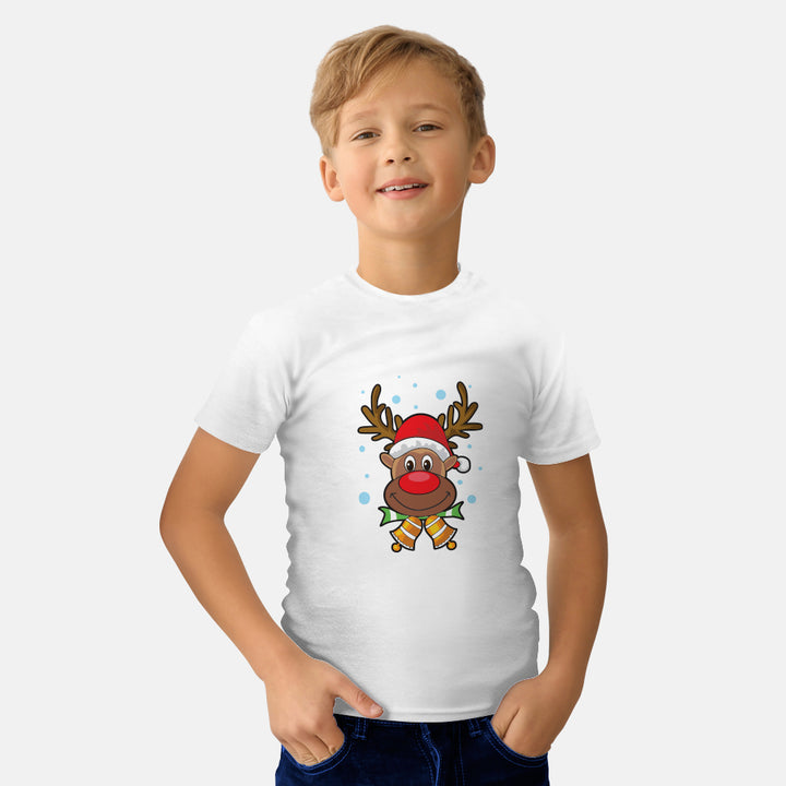 Christmas Deer T-shirt - Kids - Just Adore