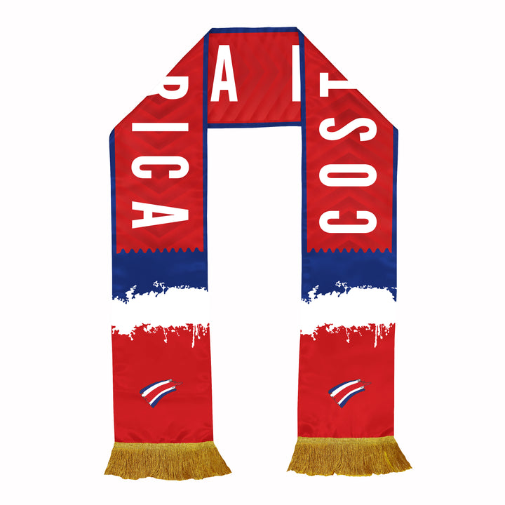 Costa Rica Football Team Fan Scarf - Just Adore