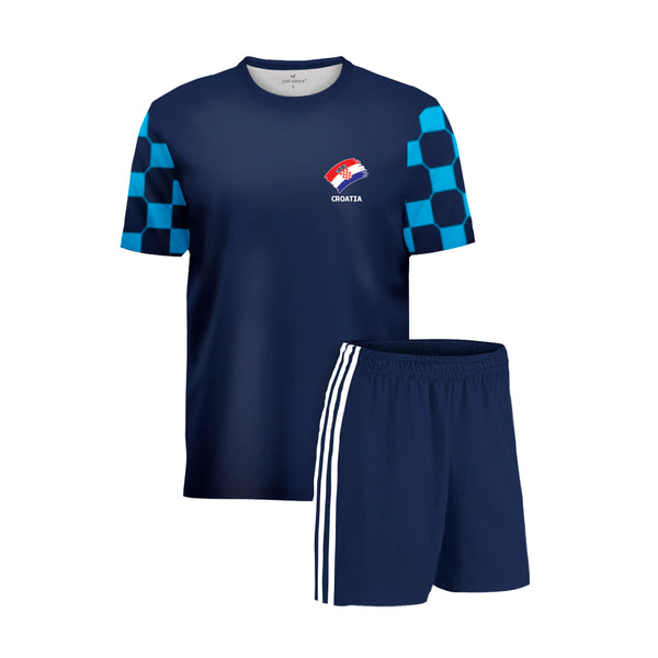 Croatia Football Team Fans Away Jersey Set - Just Adore