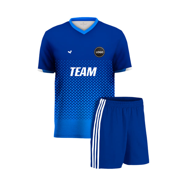 Custom football Team uniform Jersey and Plain Shorts - 11 Sets - Just Adore