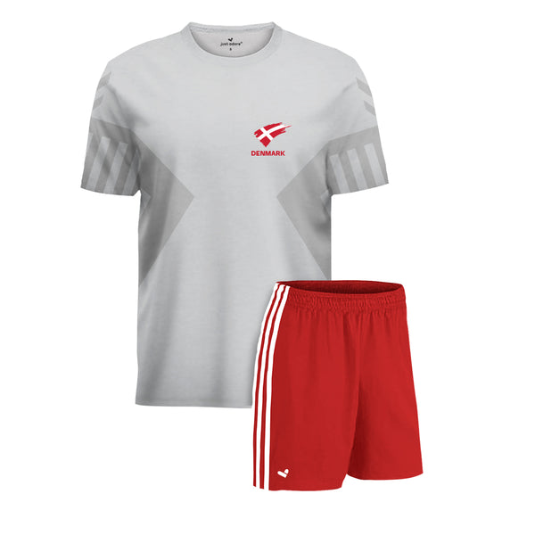 Denmark Football Team Fans Away Jersey Set - Just Adore