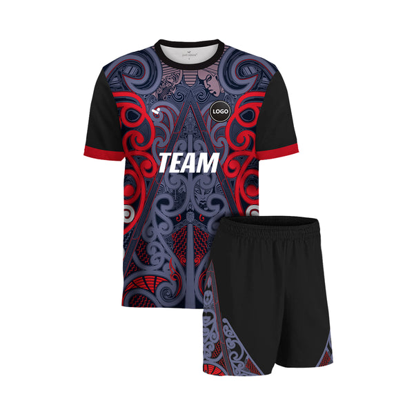 Football Team Uniform Set - Jersey & Shorts - Full Sublimation, MOQ - 11 Sets - Just Adore