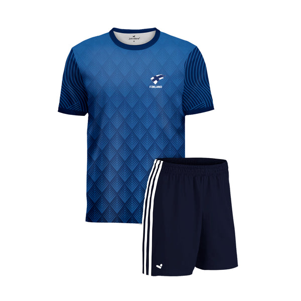 Finland Football Team Fans Away Jersey Set - Just Adore