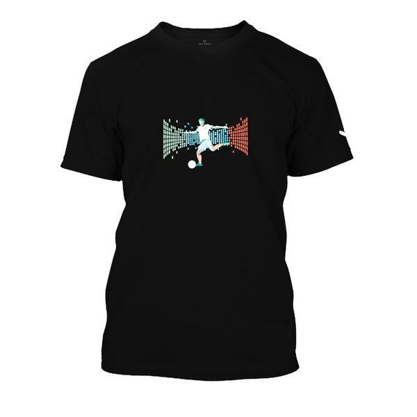Football LED T-shirt Black - Unisex - Just Adore