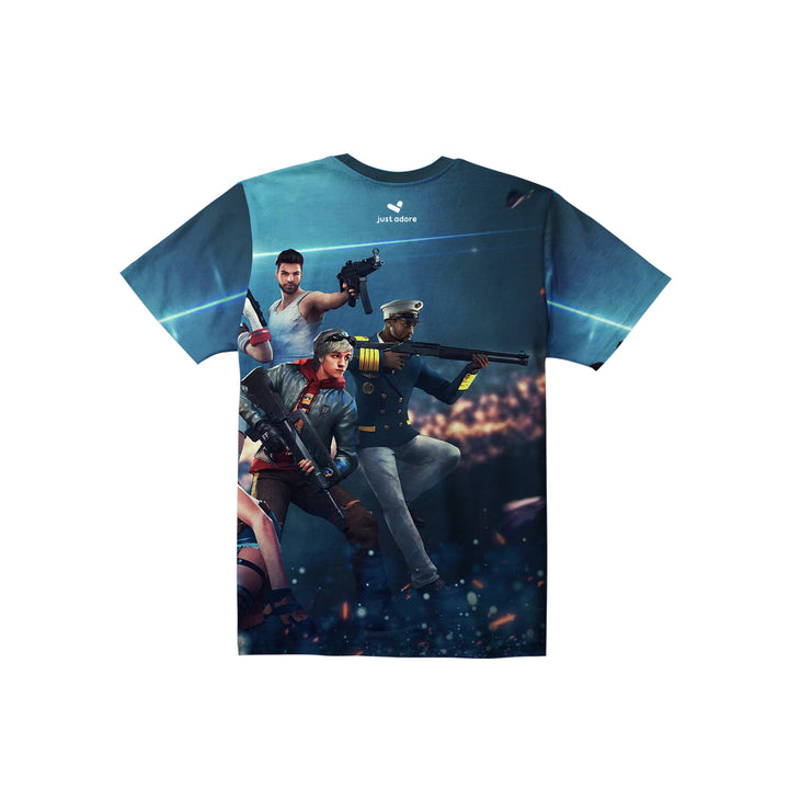 Free Fire Sublimation Printed Kids Tshirt - Just Adore