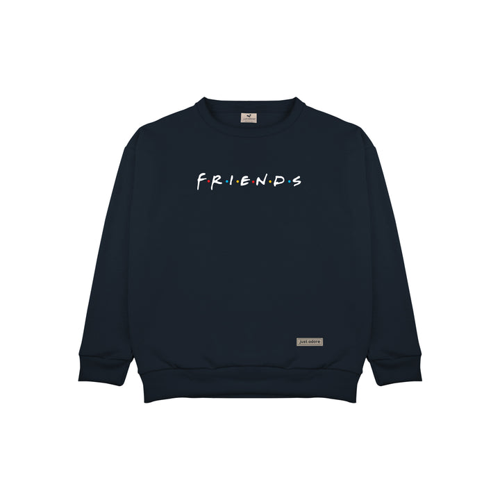 Oversized Women Friends Sweatshirt - Just Adore
