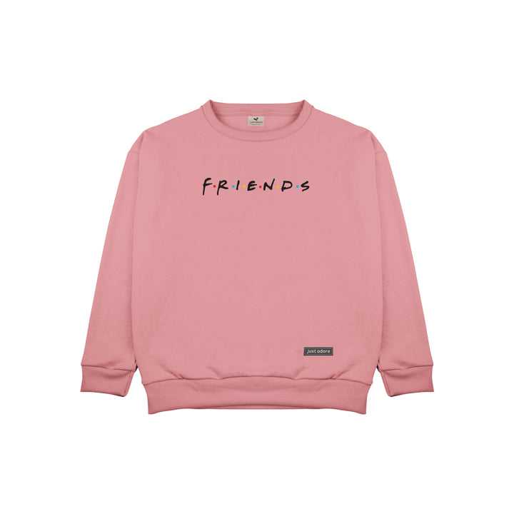Oversized Women Friends Sweatshirt - Just Adore