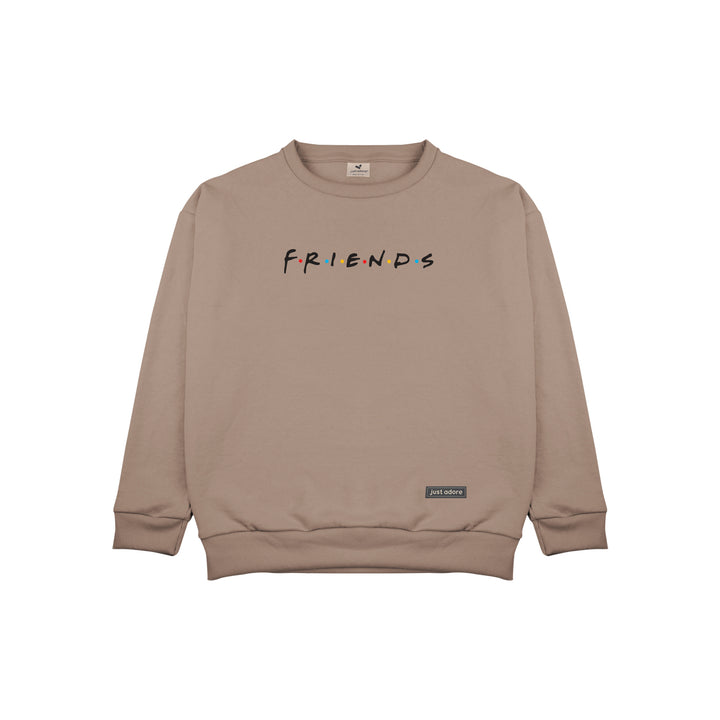 Oversized Women Friends Sweatshirt - Just Adore