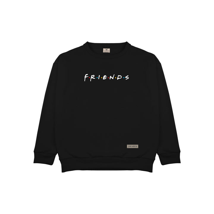 Oversized Women Friends Sweatshirt - Just Adore
