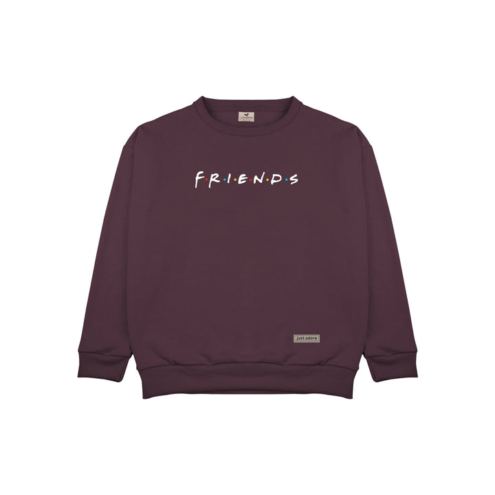 Oversized Women Friends Sweatshirt - Just Adore