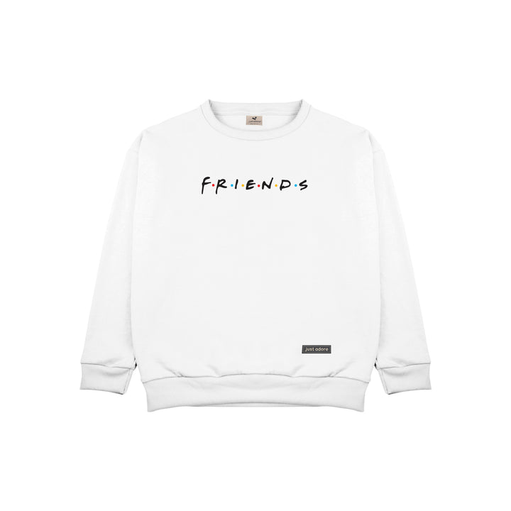 Oversized Women Friends Sweatshirt - Just Adore