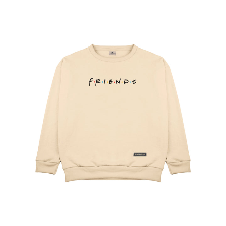 Oversized Women Friends Sweatshirt - Just Adore