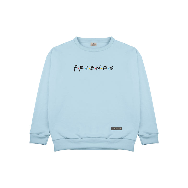 Oversized Women Friends Sweatshirt - Just Adore