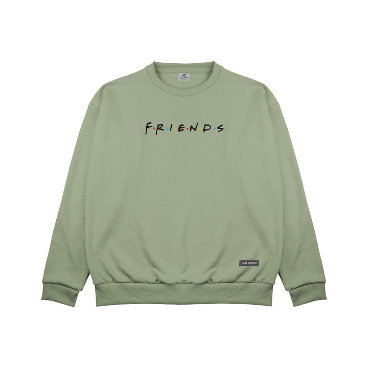 Oversized Men Friends Sweatshirt - Just Adore