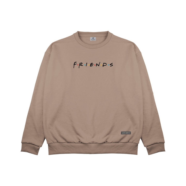 Oversized Men Friends Sweatshirt - Just Adore