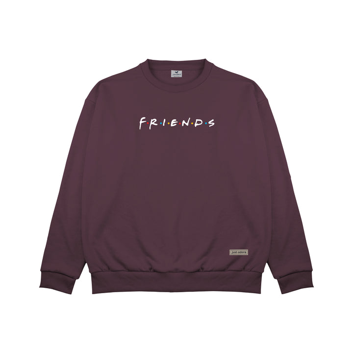 Oversized Men Friends Sweatshirt - Just Adore