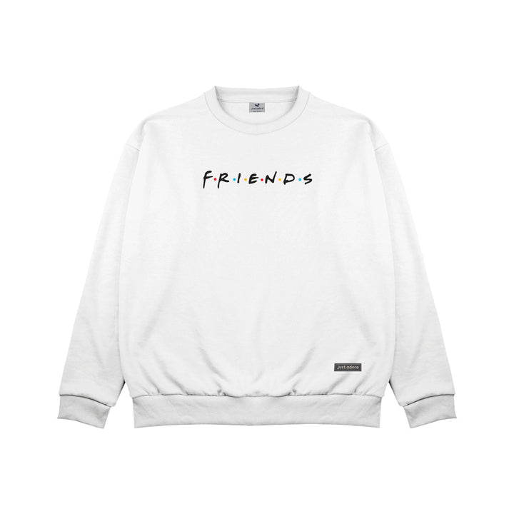 Oversized Men Friends Sweatshirt - Just Adore