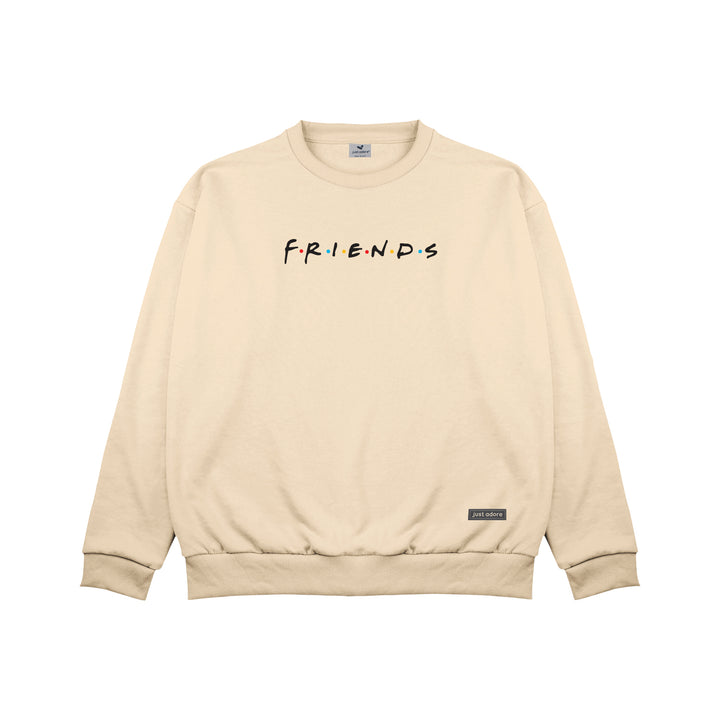 Oversized Men Friends Sweatshirt - Just Adore